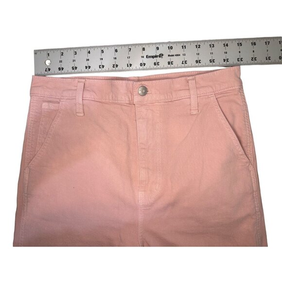 Madewell Wide Leg Jeans Womens 28 Pink High Rise Relaxed High Rise Denim Casual - Picture 7 of 16